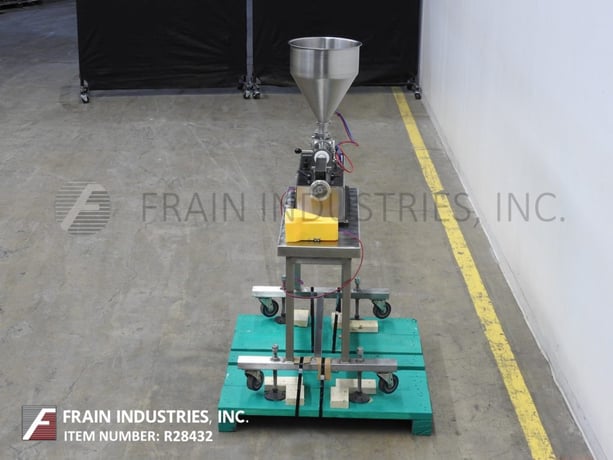Volumetric Technologies, semi-automatic, 316 Stainless Steel, single head, table top piston filler, with - Image 4