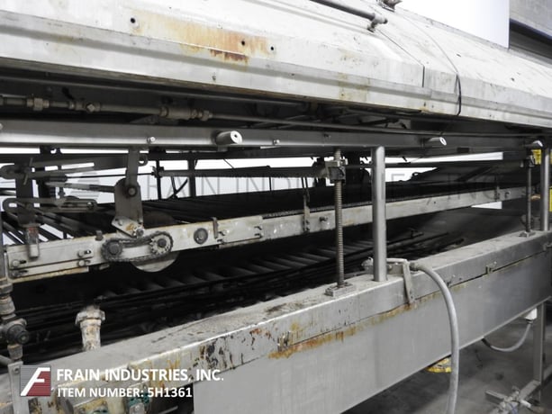 Moline, continuous, all Stainless Steel construction, direct gas fired, hot oil circulating, floating donut - Image 2