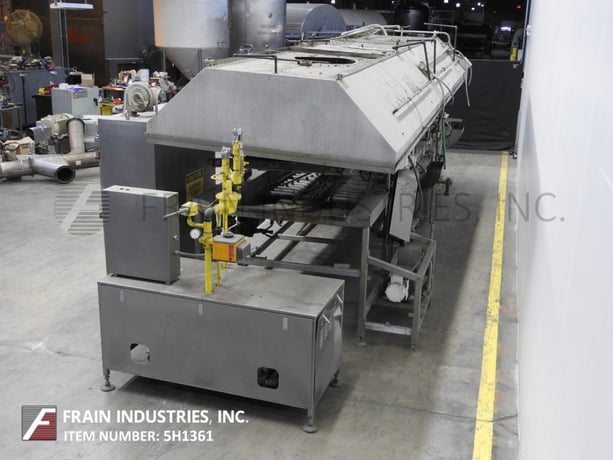 Moline, continuous, all Stainless Steel construction, direct gas fired, hot oil circulating, floating donut - Image 3
