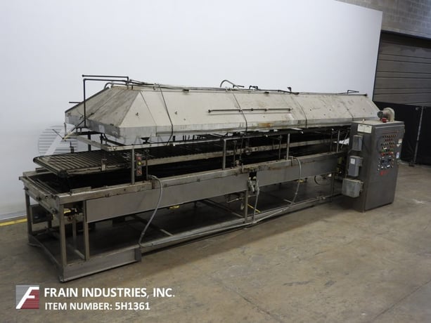 Moline, continuous, all Stainless Steel construction, direct gas fired, hot oil circulating, floating donut - Image 5