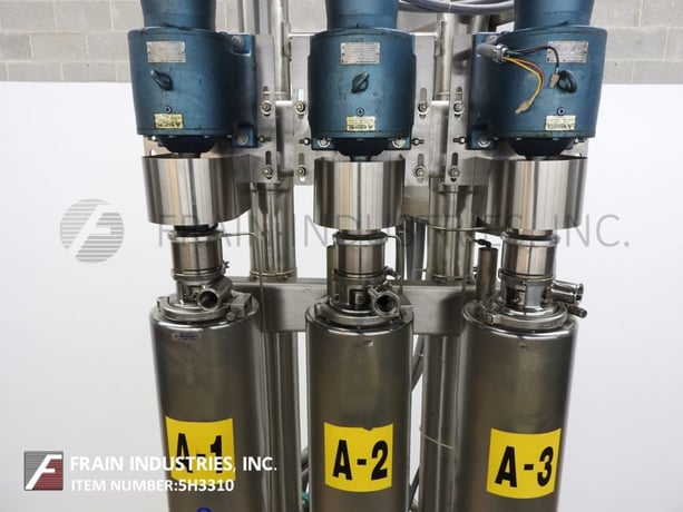27 sq.ft., 300 psi, Alfa-Laval Contherm 6 x 9, Alfa Laval vertical, scrape surface heat exchanger system - Image 2