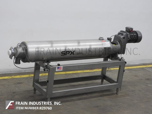 9 sq.ft., 600 psi shell, 250 psi, SPX, Cherry Burrell, Waukesha #6 x 72, Stainless Steel scrape surface heat - Image 1