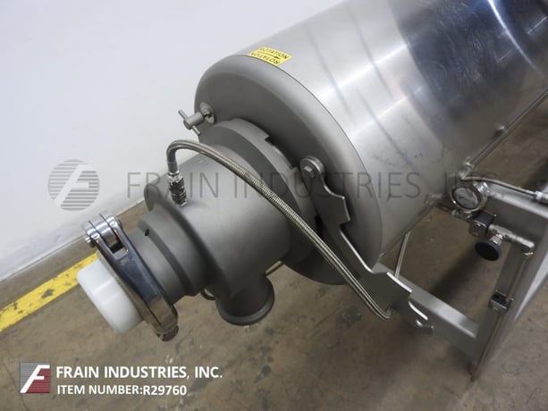 9 sq.ft., 600 psi shell, 250 psi, SPX, Cherry Burrell, Waukesha #6 x 72, Stainless Steel scrape surface heat - Image 2