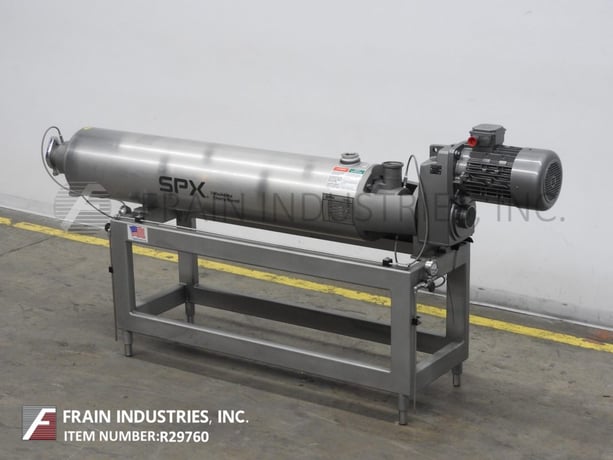 9 sq.ft., 600 psi shell, 250 psi, SPX, Cherry Burrell, Waukesha #6 x 72, Stainless Steel scrape surface heat - Image 5
