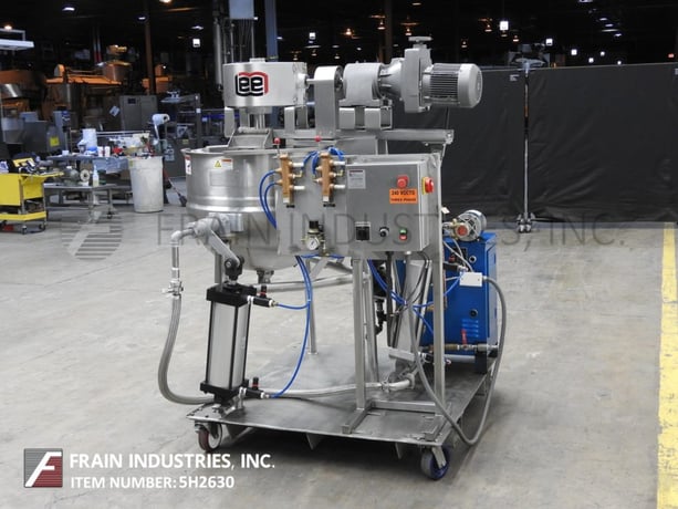 50 gallon Lee #50CHD9MT, 316 Stainless Steel jacketed double motion kettle, 30" diameter x 22" deep, 100 psi - Image 3