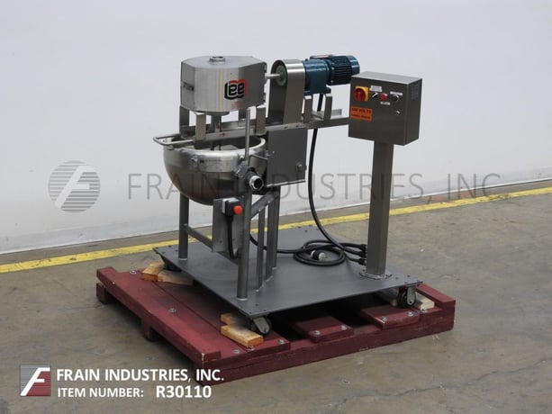 5 gallon Lee #5CD9MT, 316 Stainless Steel jacketed double motion kettle, 16" diameter x 10" deep, 40 psi - Image 1
