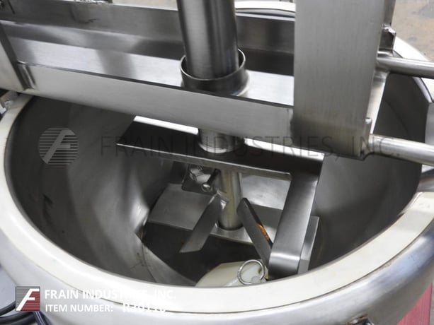 5 gallon Lee #5CD9MT, 316 Stainless Steel jacketed double motion kettle, 16" diameter x 10" deep, 40 psi - Image 2