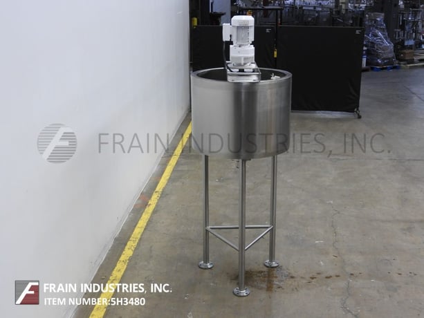 Lee #60-D5S, 316 Stainless Steel jacketed kettle, 32" diameter x 24" deep, 45 psi, 7-1/2" OD/2-1/2" ID - Image 3
