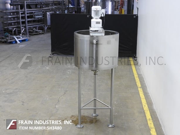 Lee #60-D5S, 316 Stainless Steel jacketed kettle, 32" diameter x 24" deep, 45 psi, 7-1/2" OD/2-1/2" ID - Image 4
