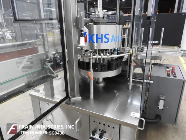 Anker #Roland-8/4, fully automatic 8-head wra, spot or neck cold glue labeler for pre-cut labels, 35-150 - Image 2