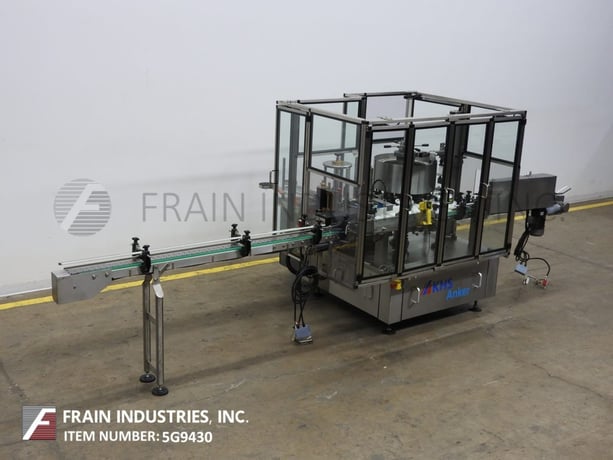 Anker #Roland-8/4, fully automatic 8-head wra, spot or neck cold glue labeler for pre-cut labels, 35-150 - Image 5