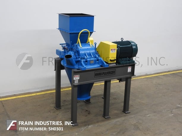 Hosokawa #3MP, Mikro Pulverizer, hammermill w/carbon steel contact parts, .75 HP, 16-swinging impact hammers - Image 5
