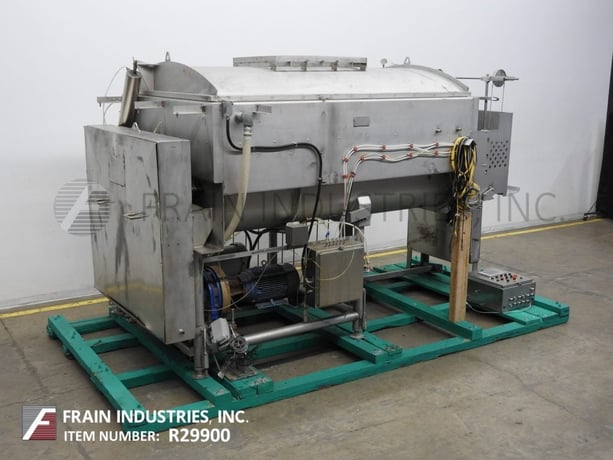 150 cu.ft. Mepaco #170, 304 Stainless Steel dual trough ribbon blender, 102" L x 64" W x 44" D trough, 20 HP - Image 5
