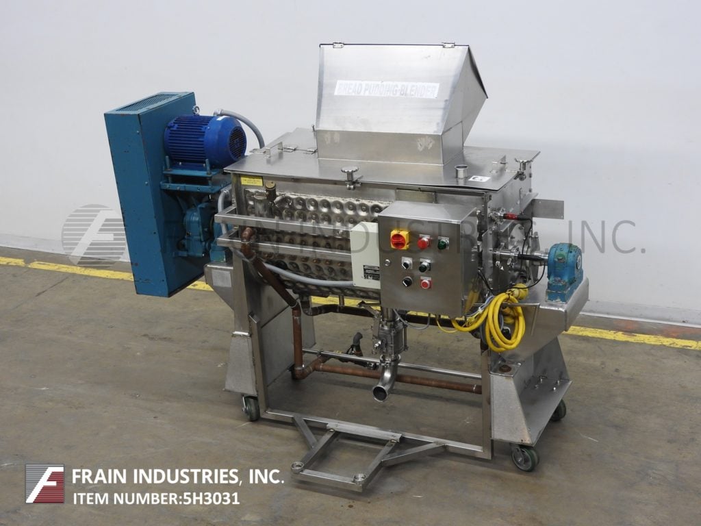 10.4 cu.ft. J.H. Day, 304 Stainless Steel paddle mixer, dimple jacketed, 48" L x 22" W x 26" D mixing trough - Image 1