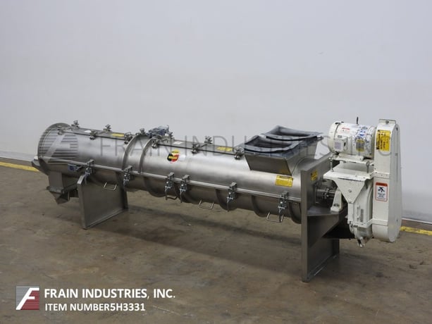 Scott #TB1610, Stainless Steel, continuous ribbon / paddle mixer, flip-up bolt down top access covers, 7-1/2 - Image 1
