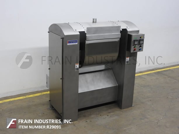Champion #2EXP-SA, high speed, 3-roller bar dough mixer, tilt style mixing chamber - Image 5