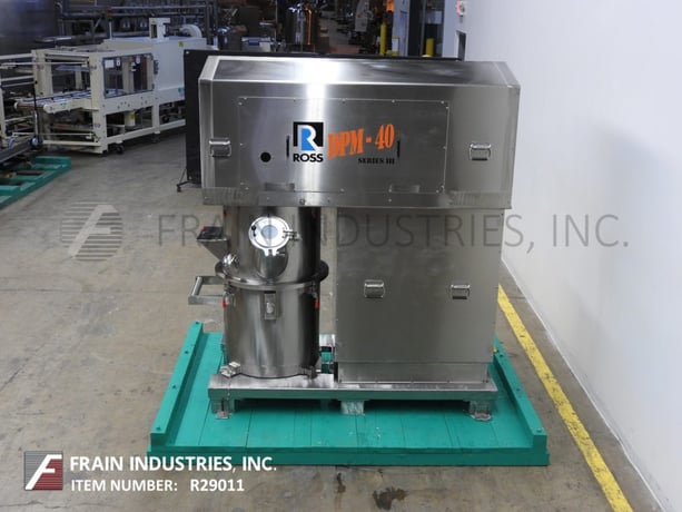 40 gallon Ross #DPM-40 Series III, 316 Stainless Steel sanitary double planetary batch mixer, 15 HP - Image 4