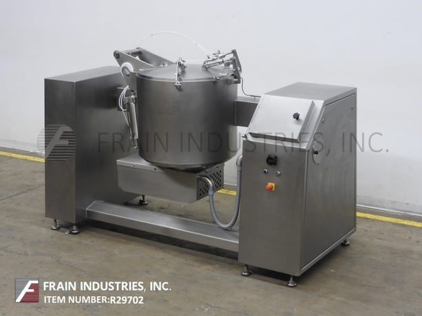Glass Gmbh & Co. #VSM-300, 300 liter Stainless Steel vertical low pressure cooling jacket, vacuum mixer & - Image 1