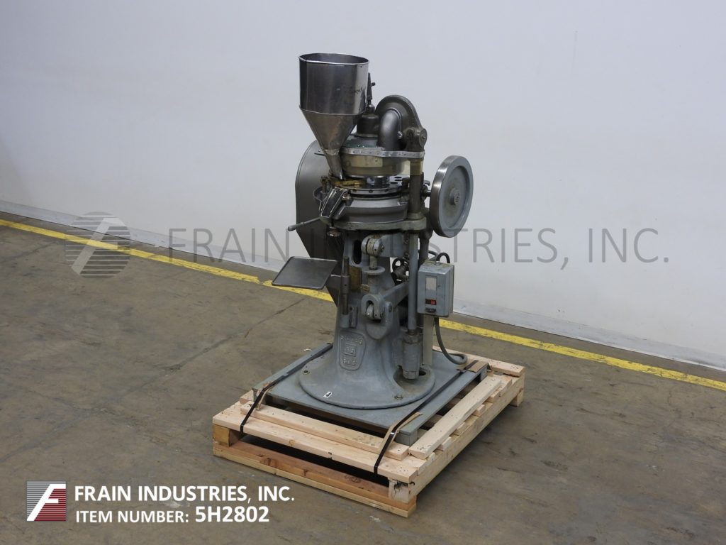 8.5 Ton, Stokes #D3, 16 station rotary press, 350-650 tablets/minute, 25.4mm max tablet diameter - Image 1