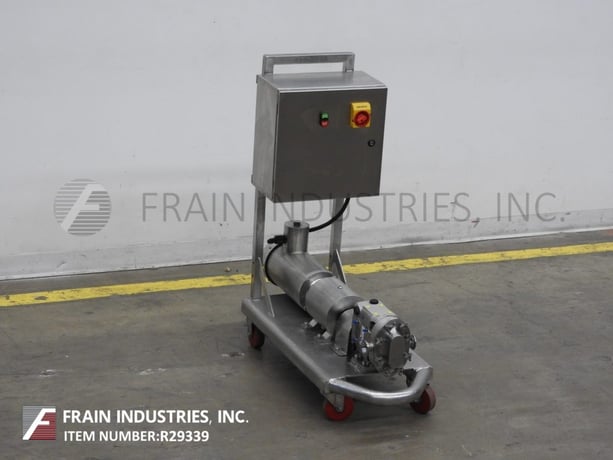 1-10 GPM @ 200 psi, Waukesha #15, positive displacement pump with 316 Stainless Steel contact parts - Image 1