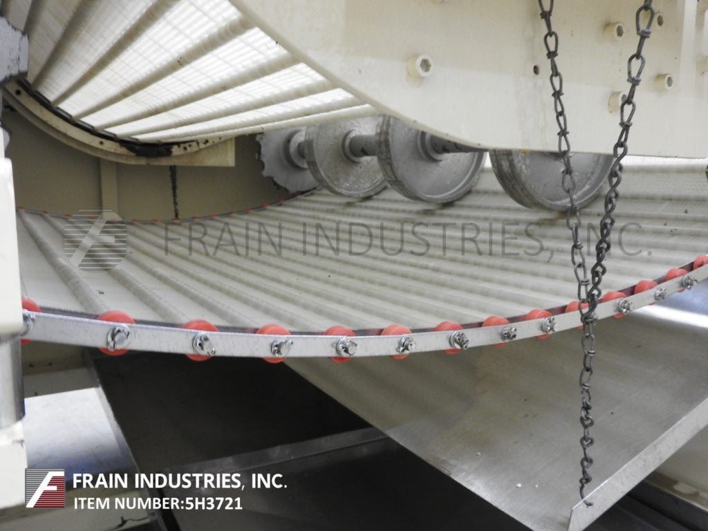 DTG, horizontal coating and polishing belt system, with 45" wide intralox style belt, 28-slot jacketed spray - Image 2