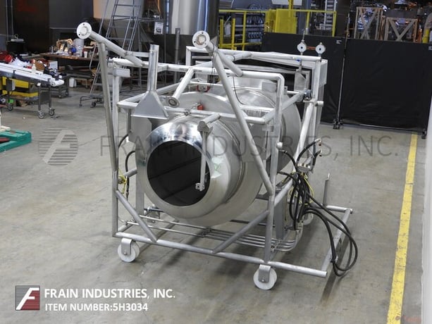Lor Don Limited, Stainless Steel, continuous motion coating drum, 36" ID x 120" long coating drum - Image 3