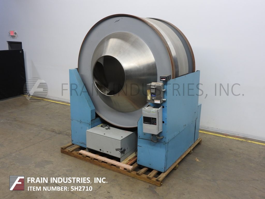 86" Pellegrini, Stainless Steel coating pan, 86" diameter x 76" deep pan, variable speed controls & timer - Image 1