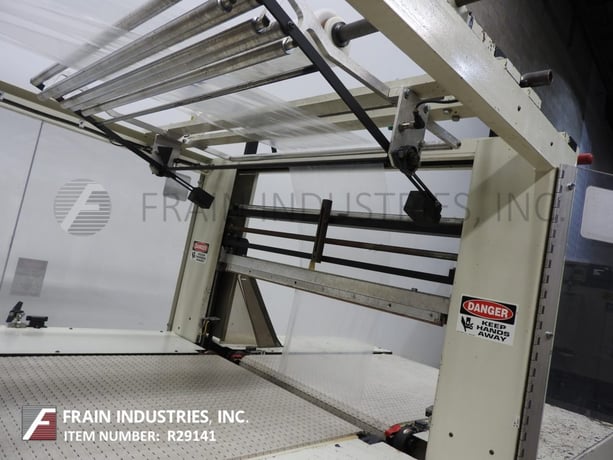 Arpac #115-36, Inline, shrink bundler, 26-3/4" wide x 42" long infeed conveyor, 37" wide hot knife seal jaws - Image 2