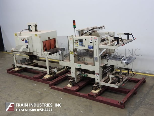 Arpac #105-24, inline, intermittent motion, shrink bundler and tunnel, rated from 5-20 bundles per minute - Image 1