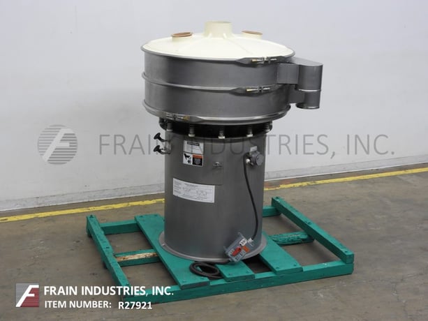 Sweco #XS48S888, single separation vibratory sifter, (2) 48" diameter x 8" high Stainless Steel seperation - Image 1