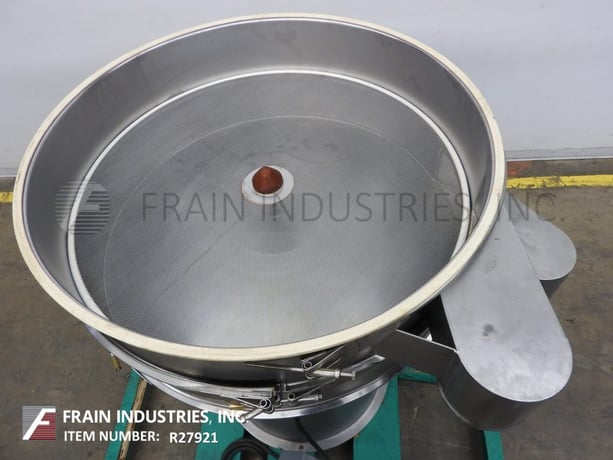 Sweco #XS48S888, single separation vibratory sifter, (2) 48" diameter x 8" high Stainless Steel seperation - Image 2