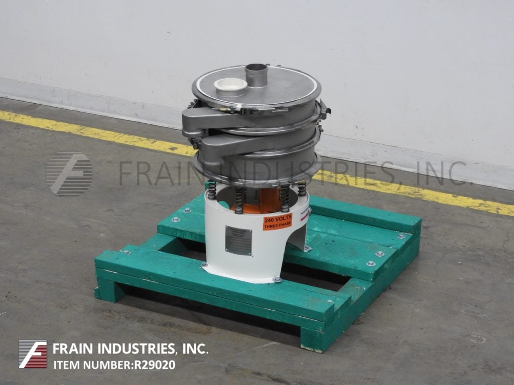Custom Advanced #DM18-S-33WC 18" diameter vibratory screener with 2-screen decks with top & bottom eccentric - Image 5