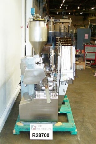 Norden #AM1000, automatic, Stainless Steel, metal tube filler & sealer, 20-100 tubes/minute, bottom up fill - Image 2