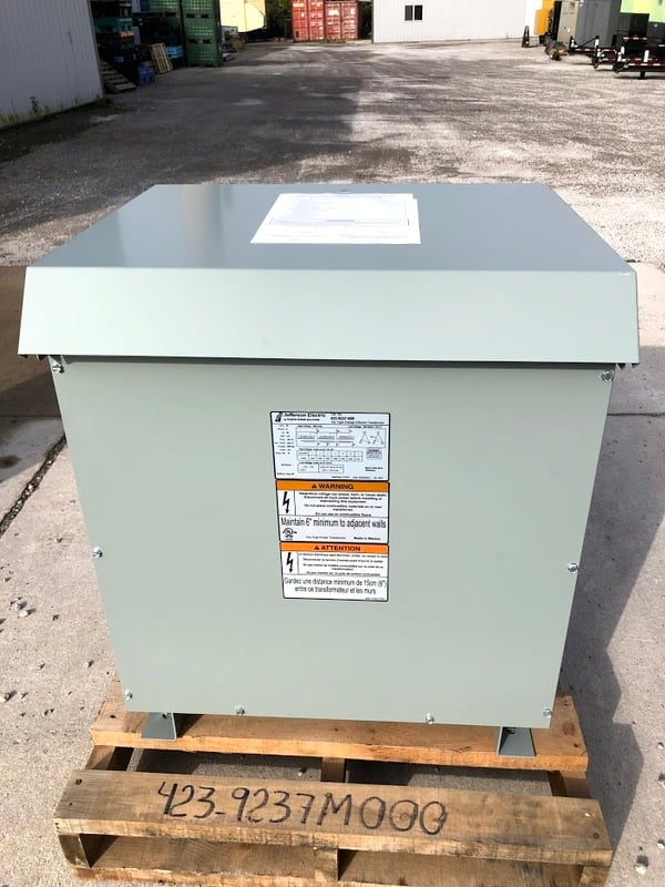 75 KVA 480 Delta Primary, 240 Delta Secondary, Jefferson, CT120,factory new,Nema 3R,free ship - Image 1