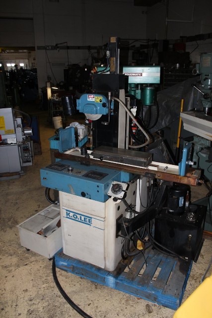 6" x 18" K.O. Lee #S618L-564, 6.5" x.5" whl, 20" Long.travel, 6.75" Cross travel, Bijur automatic lube - Image 1
