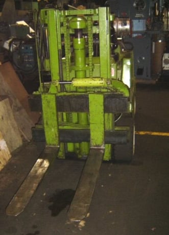 8000 lb. Clark #C80, Forklift, side shift, LP, hard tire, automatic transmission, power steering - Image 1