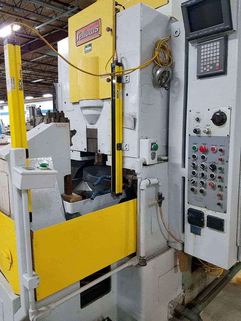 Fellows #10-4, Fanuc PowerMate D, 10" dia., 4" face,cutter guard assembly,tailstock, #29369 - Image 3