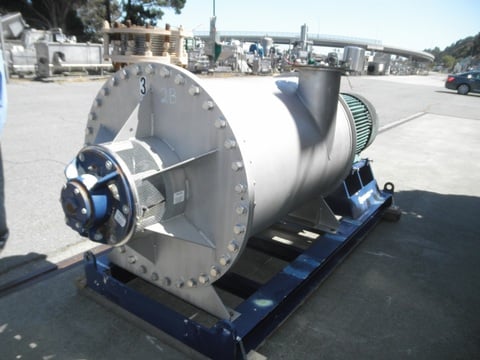 10000 cfm, Spencer #GS36305D, blower gas booster, 2565 RPM, 316SS, gas booster, 2005 - Image 3