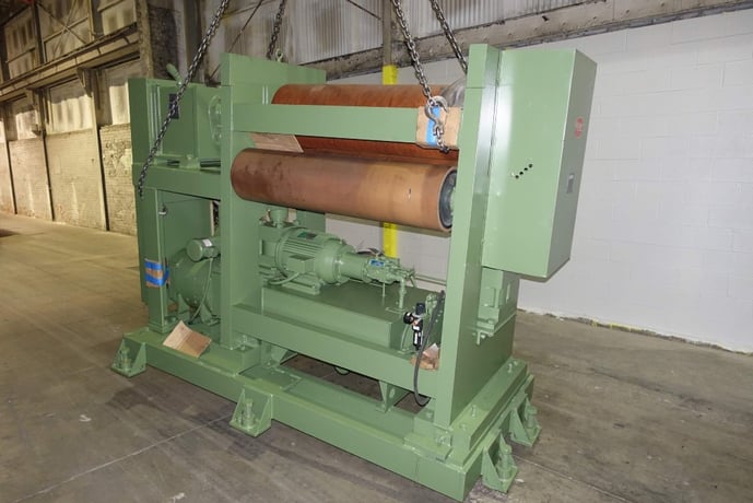 Memco #M50/75, 50" embosser with rolls - Image 1