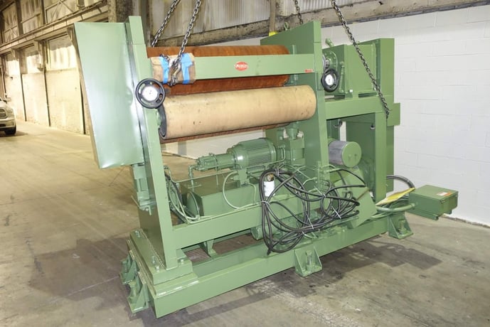 Memco #M50/75, 50" embosser with rolls - Image 2