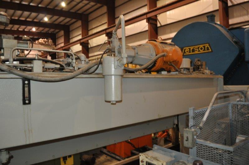90 Ton, Pacific #FF90-12IIS, hydraulic press brake, 12' overall, 126" between housing, 8" stroke,no Back - Image 3