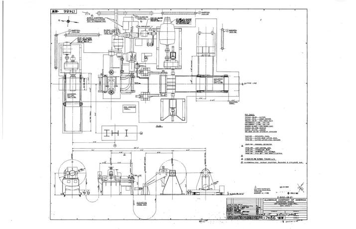 26" x 4.12" Stamco Ruesch slitting line, 10000 lb.,double loop design,L to R - Image 2