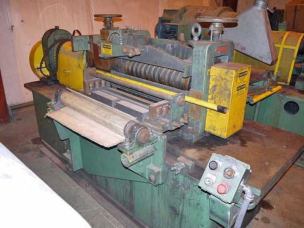 26" x 4.12" Stamco Ruesch slitting line, 10000 lb.,double loop design,L to R - Image 6