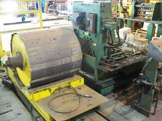 26" x 4.12" Stamco Ruesch slitting line, 10000 lb.,double loop design,L to R - Image 9