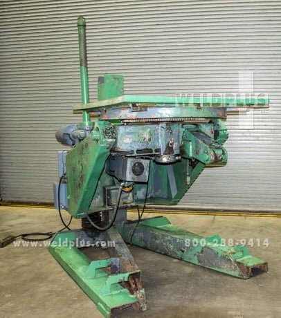 10000 lb. P & H #WP-10A, welding positioner, 12" CG,pendant control,variable speed rotation,rebuilt - Image 1
