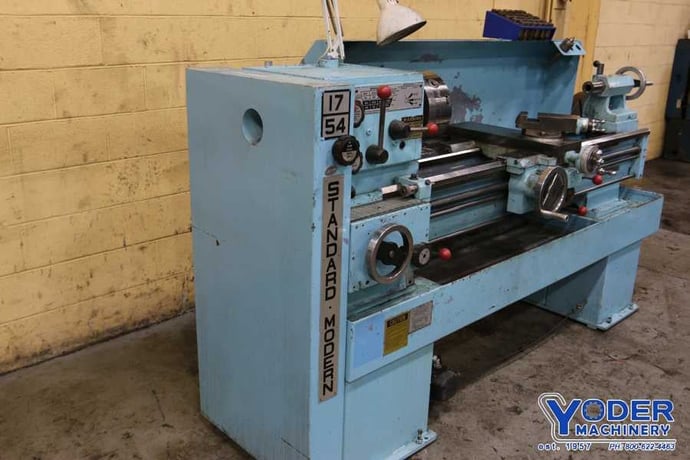 17" x 54" Standard #1754, engine lathe, 9" SOCS, 3-jaw 10" chuck, #4MT, #71132 - Image 2
