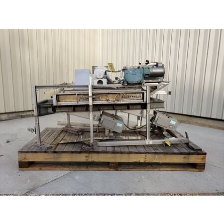 Syntron #FH-22-C-DT, magnetic vibrating pan feeder dryer, 460 V., 5 Amp, #16312 - Image 3
