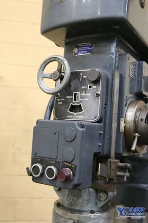 15" Alzmetall #A2-E, single spindle drill, 15" throat, #5MT, 34.5" x26.5" table, 5 HP, #71199 (2 available) - Image 5