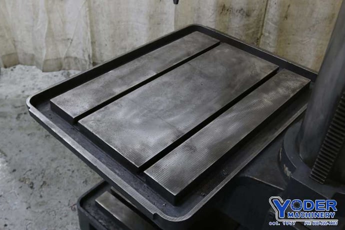 15" Alzmetall #A2-E, single spindle drill, 15" throat, #5MT, 34.5" x26.5" table, 5 HP, #71199 (2 available) - Image 7