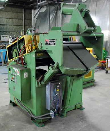 36" Mecon #4STR36CB, 7-roll flattener, R-L, 28 HP - Image 5